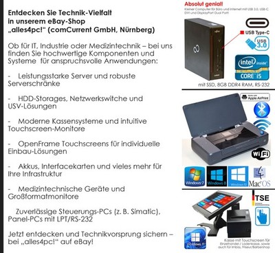 Mini PC Fujitsu Siemens S210 – PCI, Port Rs232 – Pour Windows 98 / MS-DOS