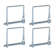 4Pcs Square Trailer Coupler Pin, Safety Coupler Pin, 1/4" x 2.36", Small 4PCS