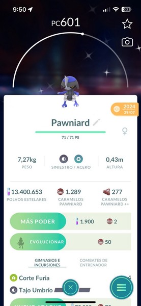 pokemon go shiny Pawniard