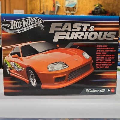 Hot Wheels Silver Series Fast & Furious 1:64 Diecast 10-Car Lot Unopened
