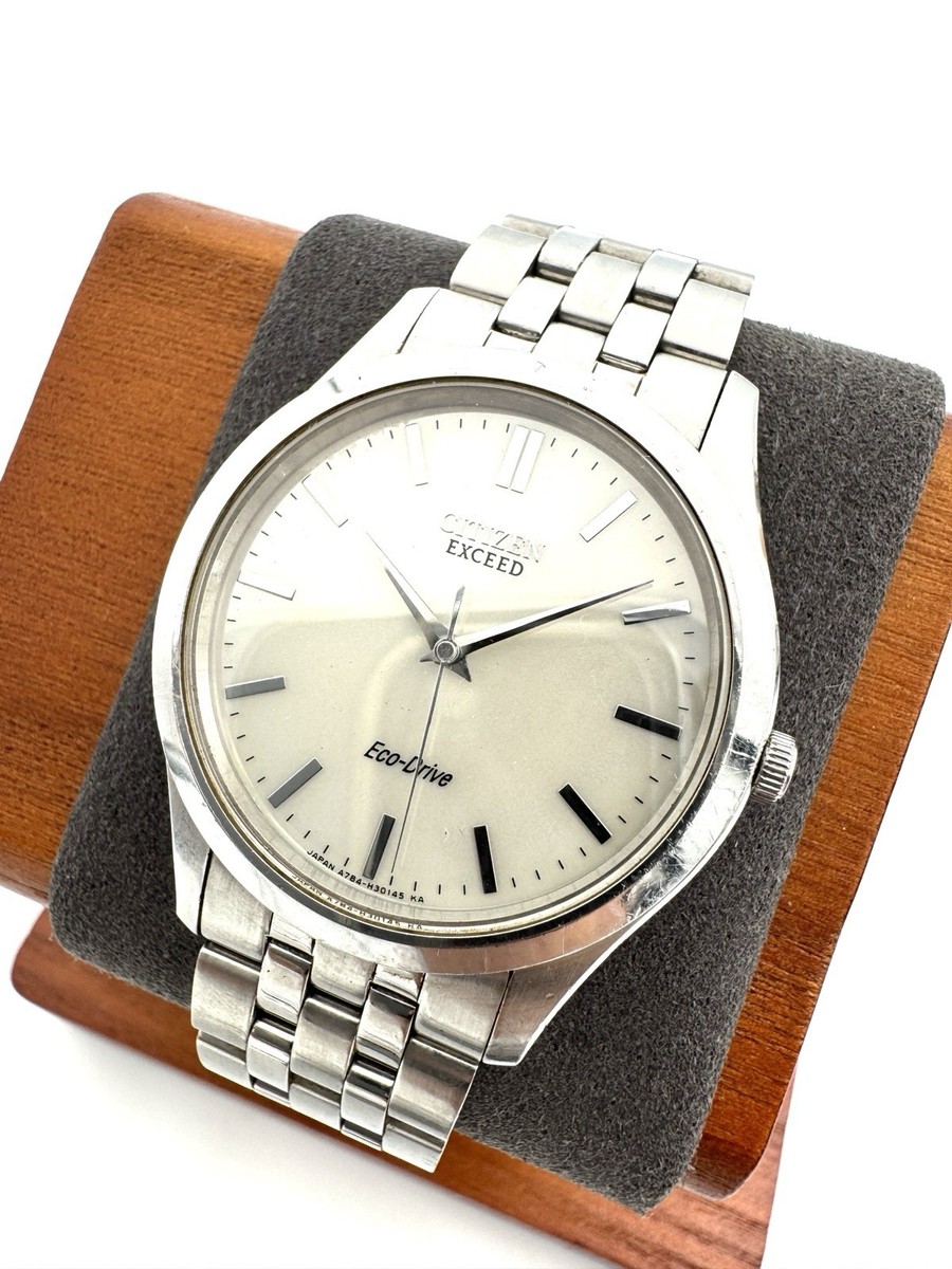 Citizen Exceed Eco-Drive Men's Quartz Watch 34mm From Japan -e341