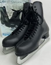 Vintage American Rocket Figure Skates Mens Black style 550 Size 9