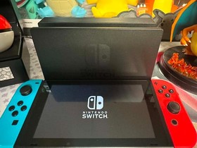 Nintendo Switch 32GB Blue/Red Joy-Con Console TESTED Minor Signs Of Normal Use