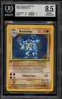 Pokemon Machamp Holo Base Set 1st Edition 2-Player Starter Set 8 BGS 8.5