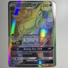 Pokémon TCG Incineroar GX Sun & Moon: Guardians Rising 147/145 Holo Secret Rare