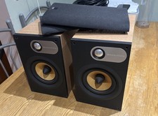 Bowers & Wilkins 686 Bookshelf Speakers Pair 2.0 Wired 100W Brown/Black