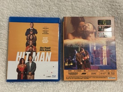 HIT MAN Blu Ray Glen Powell 2023 - Like New - Japanese Release - Region Free