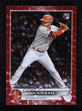 2022 Topps Update Red Foil 119/199 Jason Krizan #US65 r0j