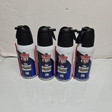 Dust Off 3.68 oz 109ml X4 Electronic Compressed Canned Air Duster pack of 4