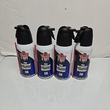 Dust Off 3.68 oz=109ml X4 Electronic Compressed Canned Air Duster pack of 4 