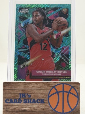 2025-26 Topps Cosmic Chrome Collin Murray-Boyles Aqua Equinox RC /199 #100