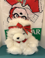 Vintage 1987 Dayton Hudson Miss Mrs. Santa Bear (With BAG of Mr Bear)