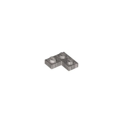 Plate 2 x 2 Corner (2420, Flat Silver) 100x