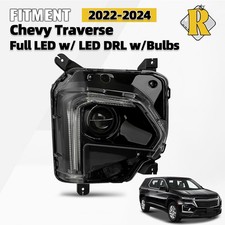 Faro LED completo para Chevy Traverse 2022-2024 con proyector LED DRL pasajero