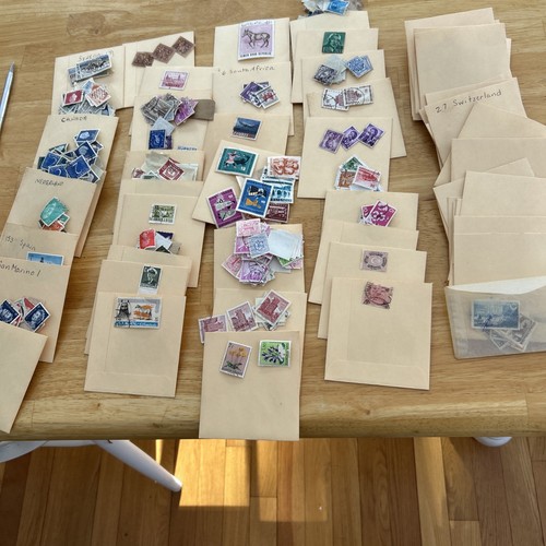 BRIEFMARKE WELTWEIT Lot gebraucht mit etwas Rückenverlust durch Scharniere - Bild 3 von 3