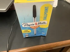 Paper Mate InkJoy 50ST Ballpoint Pens 1 mm Black Ink 60/Pack 2013311