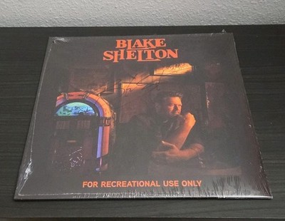 Blake Shelton SIGNED LP For Recreational Use Only Exclusive CLEAR Vinyl