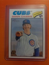 ⚾️ 2026 Heritage #88 Owen Caissie Chicago Cubs Rookie Baseball Card ⚾️