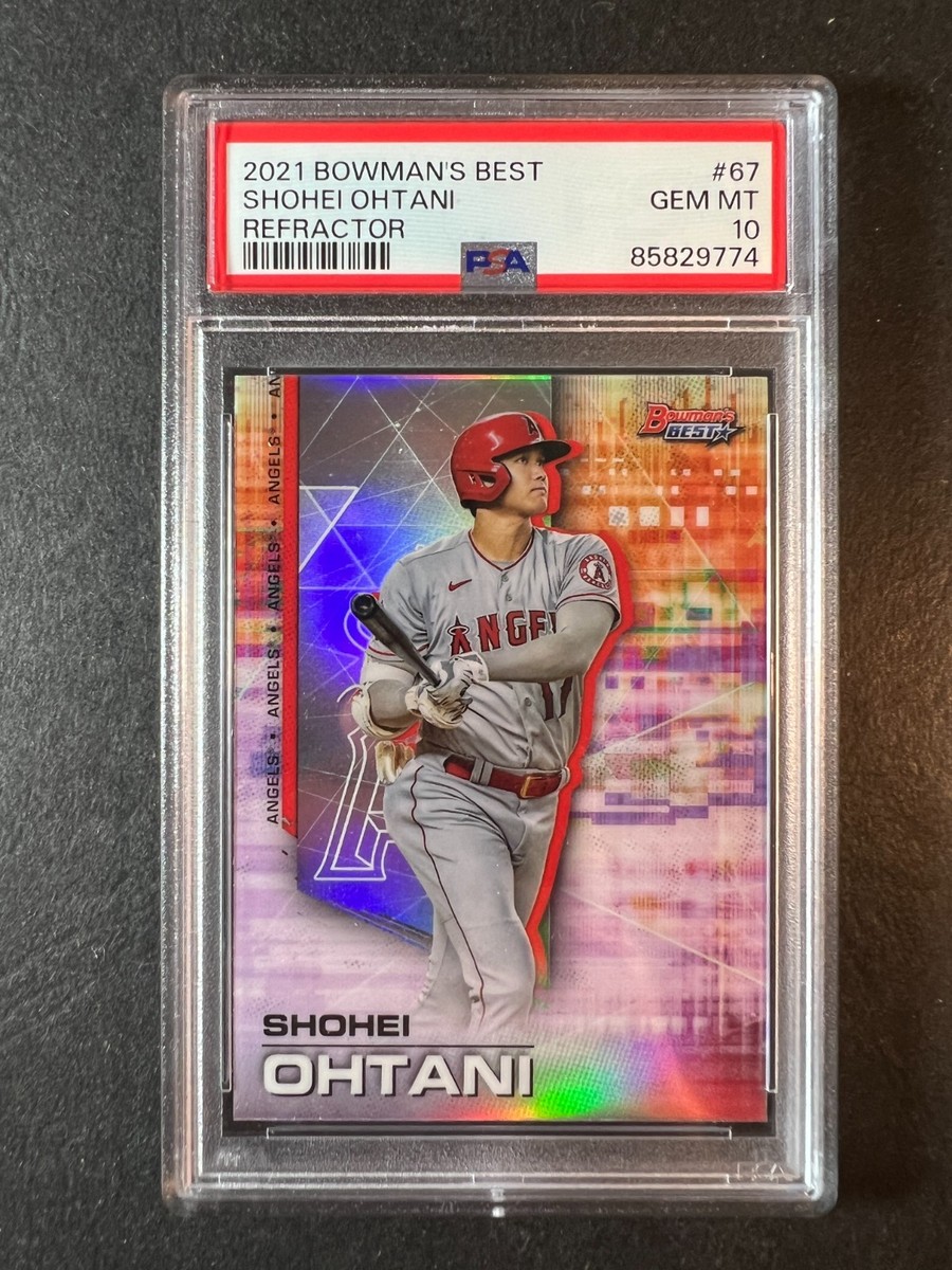 2021 Bowman's Best Refractor Shohei Ohtani #67 PSA 10 GEM MINT | eBay