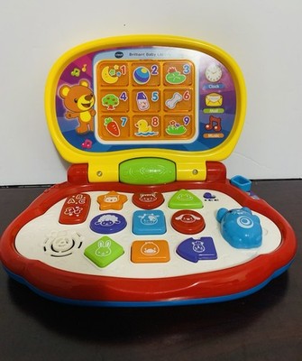 Vtech Brilliant Baby Interactive Travel Educational Kids Laptop (Working) 2016