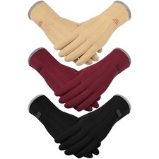 Tavaleu Womens Touch Screen Gloves Thermal Texting Windproof Cold Weather Glo...