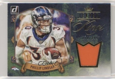 2020 Panini Donruss Jersey Kings 89/299 Phillip Lindsay #JK-PL 5m1