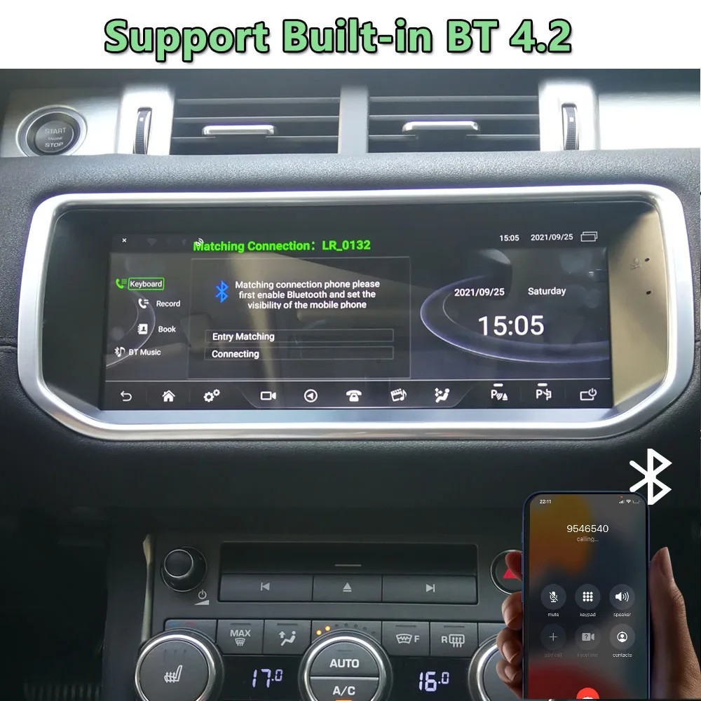 8+128G Carplay per Land Rover Evoque 2012-2018 car Autoradio GPS 10.25"Android13 foto 5