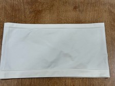 Auden Women White Tube Top XL Unlined Seamless Bandeau Bra  