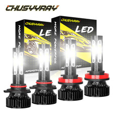4x 9005 H11 Led Headlight Bulbs Kit For Honda Accord Sedan 4-door 2.4l 2013-2018 4x 9005 H11 Led Headlight Bulbs Kit For Honda Accord Sedan 4-door 2.4l 2013-2018