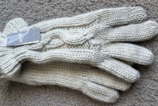 Aerie Touch Point Women’s Knit Gloves Cream OS