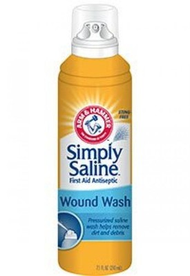 Arm Hammer Simply Saline Wound Wash 7.1oz Pump Spray Can Sodium Chloride, 1 Ct