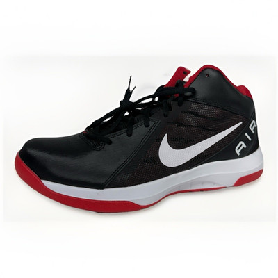 Nike Air Men's Mid Top Athletic Sneakers Black/Red/White 831572-004