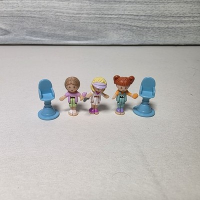 Vintage Polly Pocket Ice Cream Fun Figur Hocker Ersatz 1995 Bluebird 90er Spielzeug