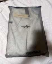Essentials Fear of God Men s Sweatpants Light Oatme Drawstring Size XLG