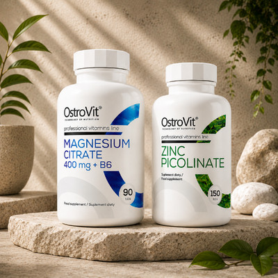 MAGNESIUM CITRATE + vit B6 + ZINC -Better sleep, Stress reduction, Immune system