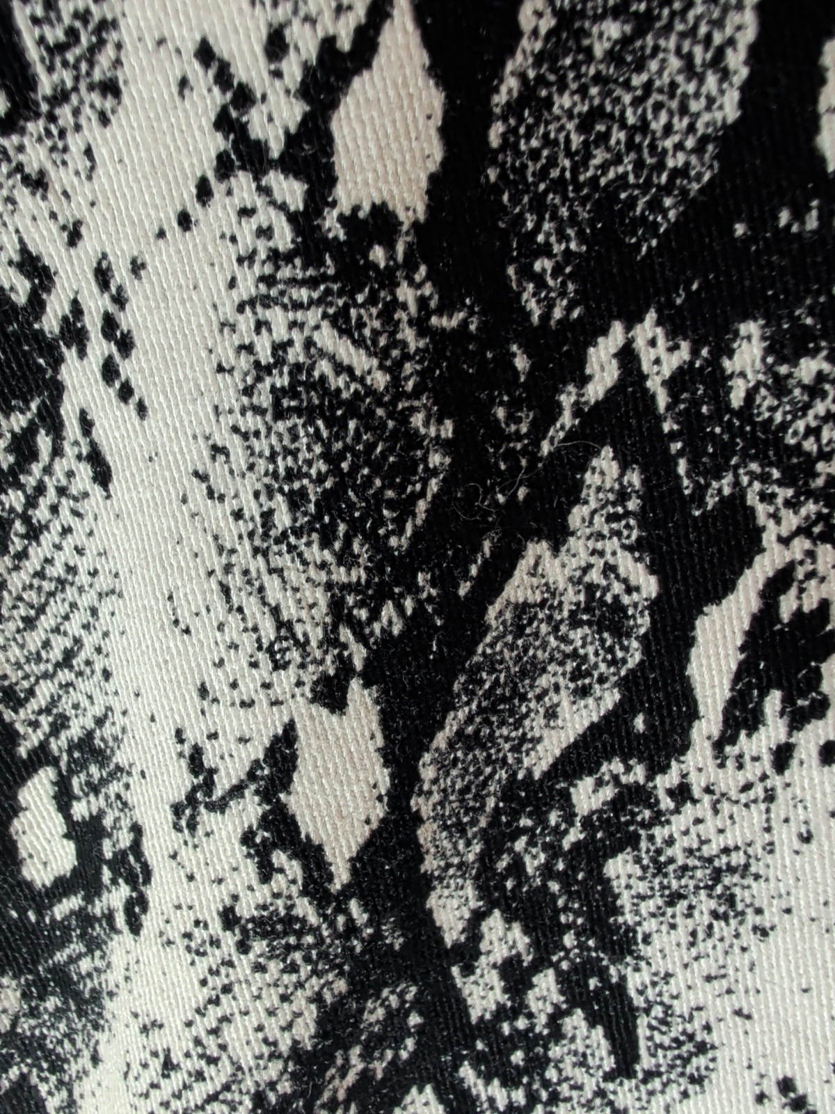 Peach Love Pants Bell Bottom Python Black  White … - image 6