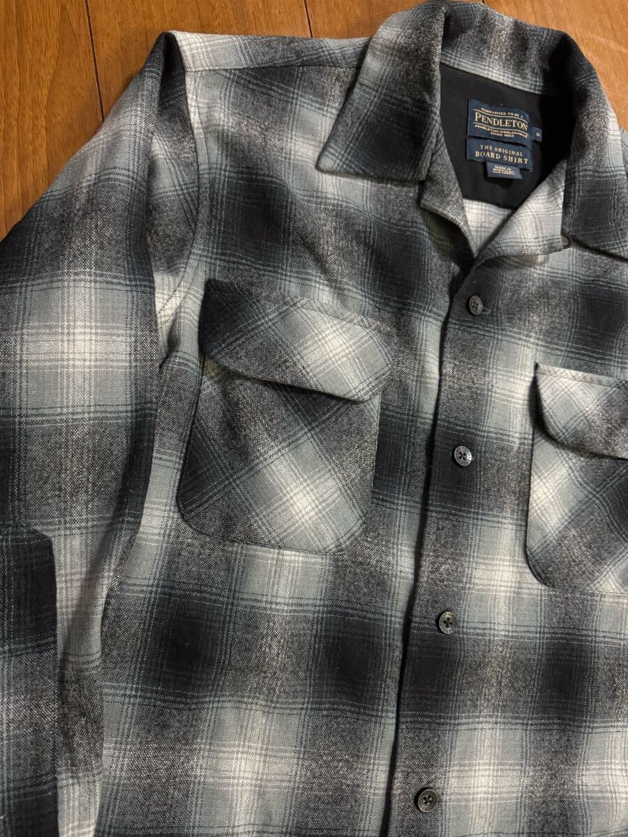 sold out PENDLETON Ombre check board shirt open collar box sold out PENDLETON Ombre check board shirt open collar box