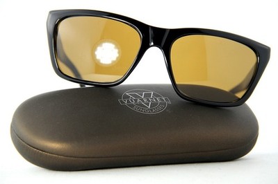 259$ New Vintage Vuarnet 006 Black Sunglasses PX2000 Mineral Glass Brown lens