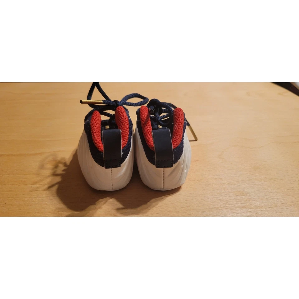 Nike Little Posite One "Obsidian/White/Red" Toddler Kids' Shoe - Image 3 of 4