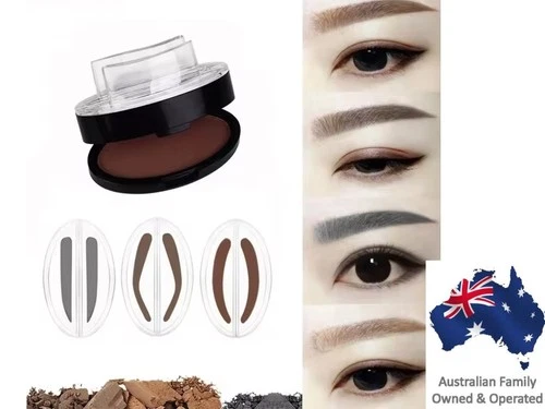Cosmetic Definition Natural Shape Eyebrow Shadow Stamp Waterproof Brow Dye Kit
