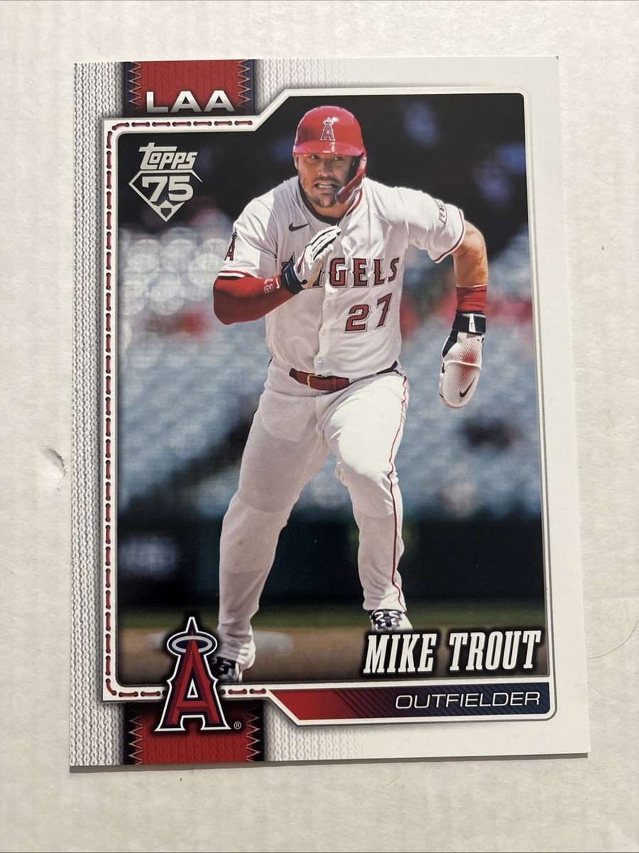 2026 Topps Mike Trout Oversized Jumbo Card #350 LA Angels | eBay