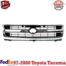Chrome Shell Grille Assembly 97-00 Toyota Tacoma Dlx 2.4l Dlx Sr5 Base To1200205