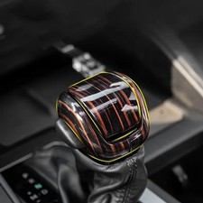 Carbon Fiber Gear Shift Knob Cover Cap For Toyota Land Cruiser LC300 LC300 J250