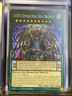 D/D/D Deviser King Deus Machinex MP23-EN023 Yu-Gi-Oh YuGiOh Prism Secret Rare NM