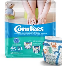 Comfees Toddler Toddler Training Pants Size 4T to 5T Over 38 lbs. CMF-B4 114 Ct