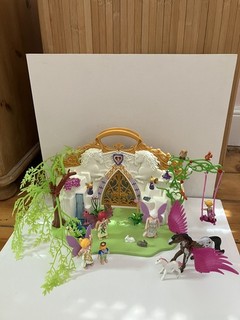 PLAYMOBIL 5208 FAIRIES TAKE ALONG UNICORN FAIRYLAND Fairies Animals used