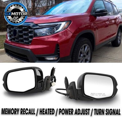 For Honda Pilot EX-L 2019-2022 LH+RH Mirror Built-In Signal/Memory recall/Heated