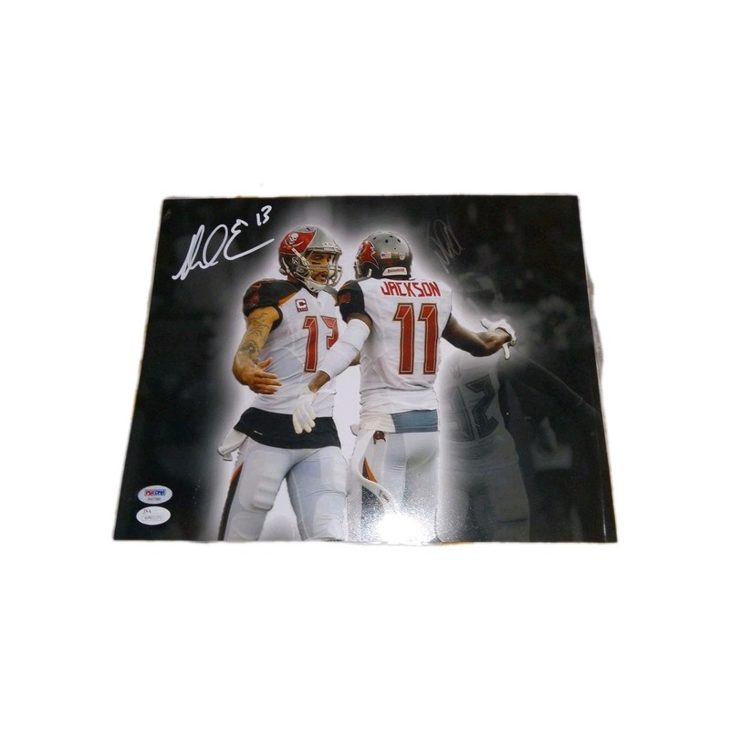 Mike Evans & DeSean Jackson Hand Signed Buccaneers 16x20 Photo
