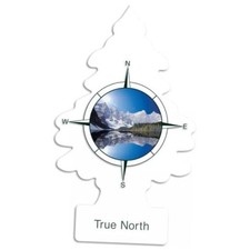 Car Air Freshener Hanging Paper Tree For Home Or Car True North 3 Pack