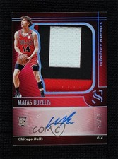2024-25 Panini Silhouette Holo Silver 15/25 Matas Buzelis #SIL-BUZ Auto 1q7